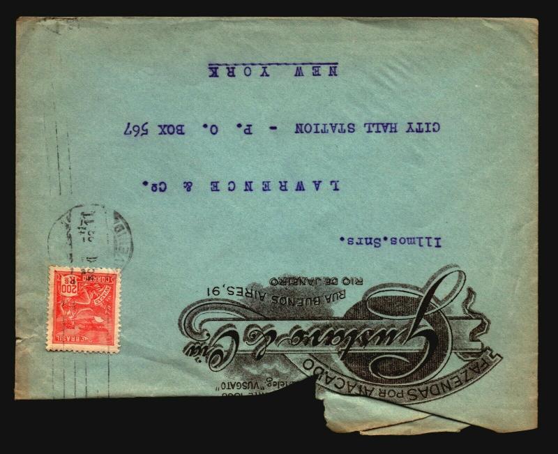 Brazil - 3 1920s Commercial Covers (See Image For Condition) - Z15985