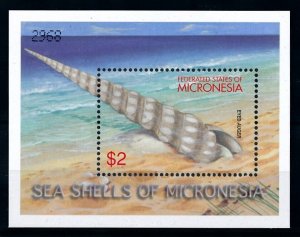 [99441] Micronesia 2001 Marine life sea shells Souvenir Sheet MNH