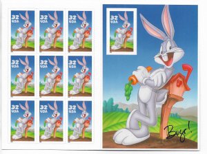 USA  3137  MNH SHEETS BUGS BUNNY