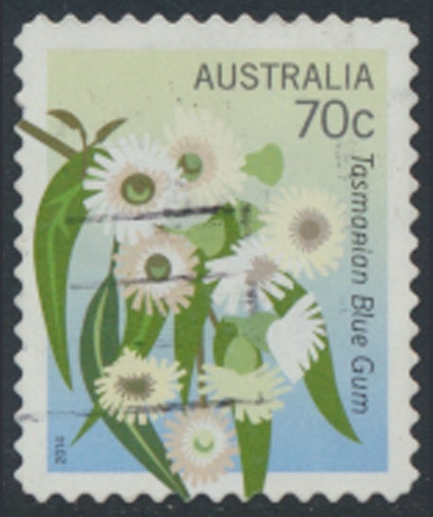 Australia SC# 4064 Flowers 2014 Used Blue Gum  details & scan