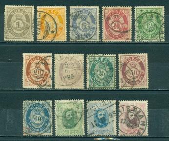 Norway #22-34  Used F  Scott $391.00