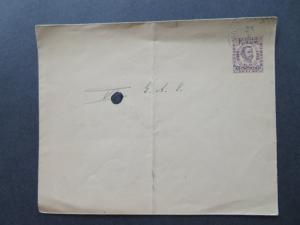 Montenegro 1893 7H Blue Postal Stationery Canceled / Light Curling - Z7806