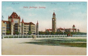 Postcard India 1905 Bombay High Supreme Court Public Buildings