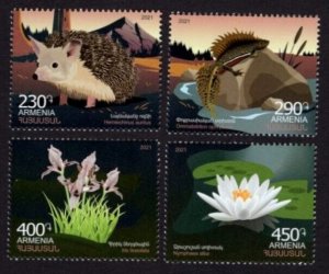 ARMENIA Cat#1024-1027 Fauna and Flora set of 4 Scott #1293-1296
