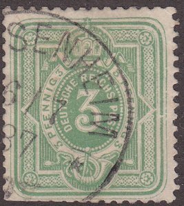 Germany 37 Numeral Issue 3Pf 1880