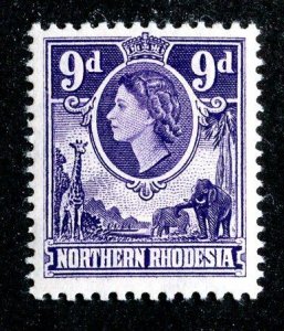 1953 Northern Rhodesia  Sc.#69 MLH* ( 860 BCXX )