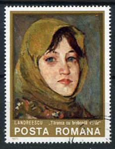 Romania 1975 Scott 2533 CTO - 40b, Painting by Ian Andreescu