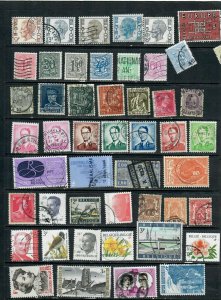 BELGIUM MIX x 49, ALL DIFFERENT,USED, LOT Z