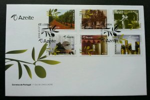 Portugal The Story Of Olive Oil 2008 History Fruit Food Tree Plant (FDC) *rare
