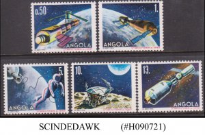 ANGOLA - 1986 SPACE EXPLORATION - 5V - MINT NH