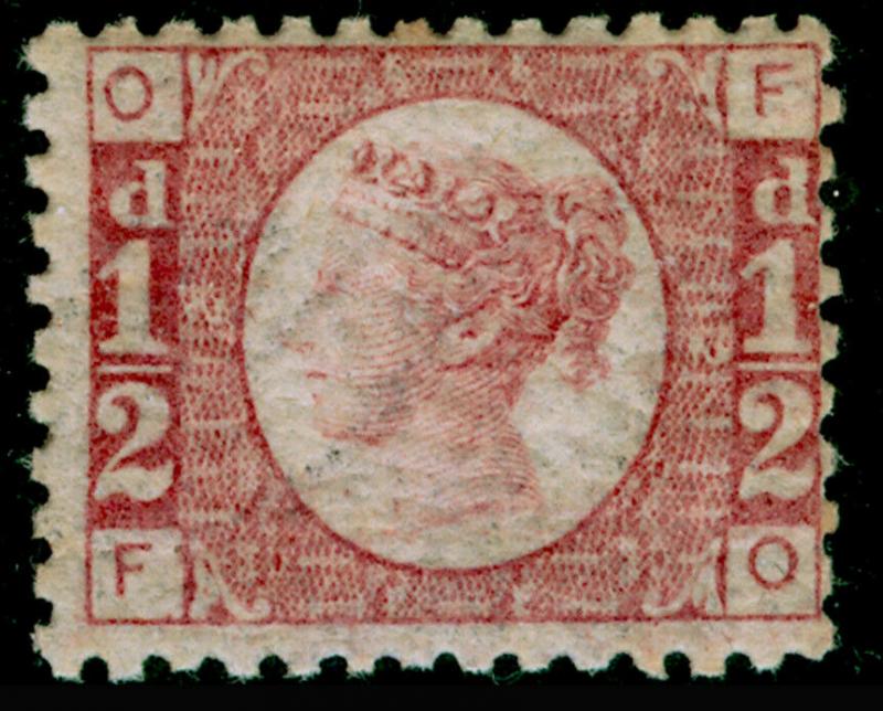 SG49, ½d rose plate 12, NH MINT. Cat £120+. FO 