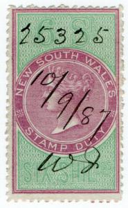 (I.B) Australia - NSW Revenue : Stamp Duty 6/-