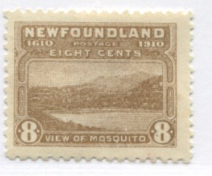Newfoundland 1910 8 cents mint o.g. hinged