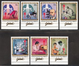 Guinea Scott 852-58 MNHOG - 1983 Dr Robert Koch, TB Bacillus - SCV $20.35