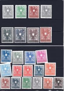 Austria 432-454 MNH