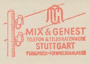 Meter cut Germany 1952 Telephone cable - Mix & Genest