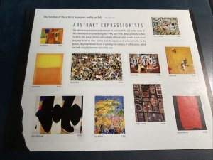 Scott #4444 2010 44c Abstract Expressionists-Sheet of 10 Stamps-MNH-US