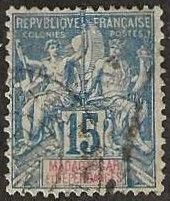 Madagascar Sc. 35 used.   1896.  (M120)