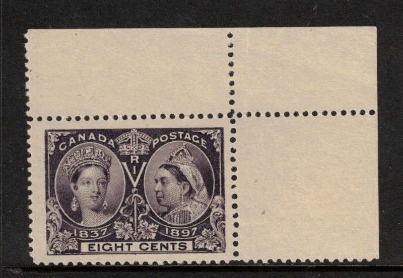 Canada #56 Extra Fine Never Hinged Upper Right Margin Gem **With Certificate**