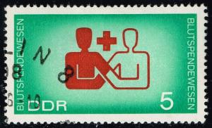 Germany DDR #854 Blood Donor and Recipient; CTO (0.25)