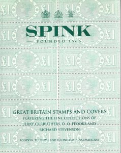 J. Courruthers, Great Britain Stamps and Covers, Spink, London, Dec. 7, 2005