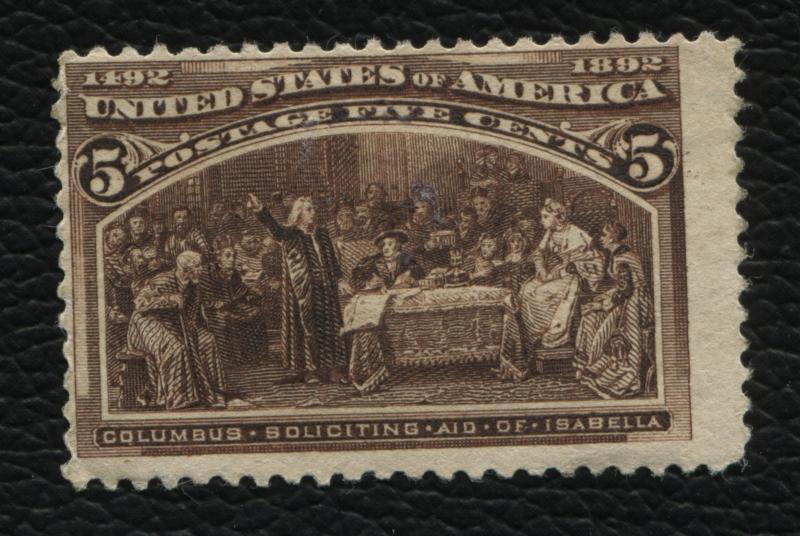 Columbian Exposition 234, mint, no gum