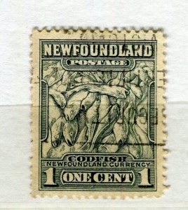 CANADA NEWFOUNDLAND; 1933 early Pictorial issue used 1c. value