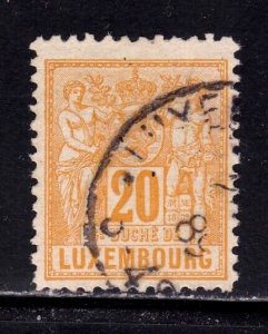 Luxembourg stamp #54, used 