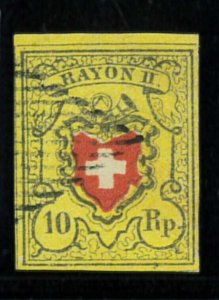 P2706 B - SWITZERLAND NO. 16 II VERY FINE USED LUXURY QUALITY-