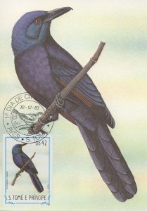 First Day Cover Postcard Bird Pastro Onychognatus Fulgidus 1983