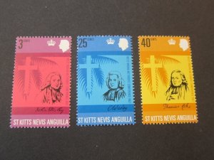St Kitts & Nevis 1967 Sc 185-7 set MH