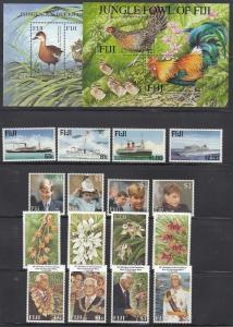 Fiji Scott 843 // 914 Mint NH sets and S/S (Catalog Value $47.25)