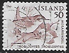 Iceland # 543 - Wren - used....{GBl)