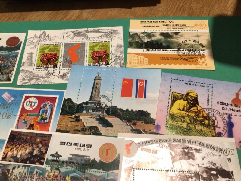 Asia 11 mixed stamp sheets A20288