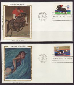 US 1791-1794 Olympics Colorano S/4 U/A FDC