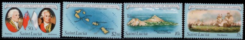 St Lucia 1982 SC# 583-6 MNH-OG E48