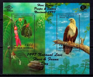 Indonesia 1997 Flora & Fauna Mint MNH Miniature Sheet SC 1737