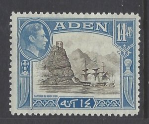 Aden, Scott #23A; 14a King George VI, MH