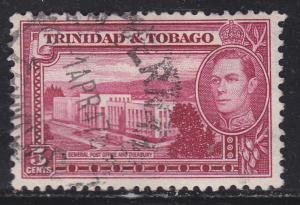 Trinidad & Tobago 54 General Post Office & Treasury 1941