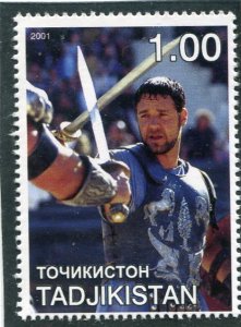 Tajikistan 2001 RUSSELL CROWE Australian Actor 1 Stamp Perforated Mint (NH)