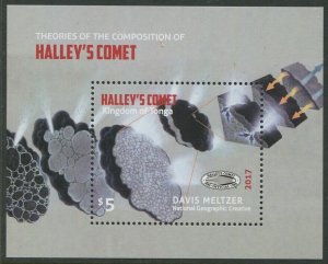 Tonga 2017 SG1844 Halley's Comet MS MNH