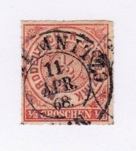 North German Confederation stamp #3, used, German State