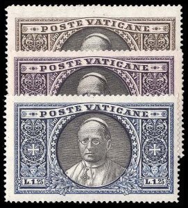 VATICAN CITY 29-31  Mint (ID # 94071)