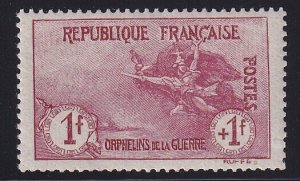 FRANCE 1917 -  WAR ORPHANS LA MARSEILLAISE 1F + 1F M-VF-NH # B9 ,YT 154