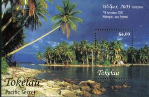 TOKELAU 324 MNH S/S SCV $6.00 BIN $3.75 STAMP EXPO