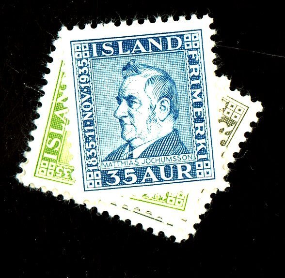 ICELAND 195-8 MINT FVF OG LH Cat $36