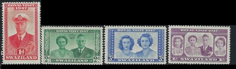 Swaziland 44-47 MNH 1947 issue (an7437)