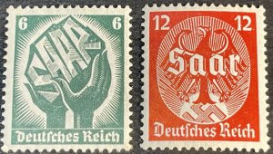 GERMANY # 444-445--MINT/NEVER HINGED--COMPLETE SET--1934