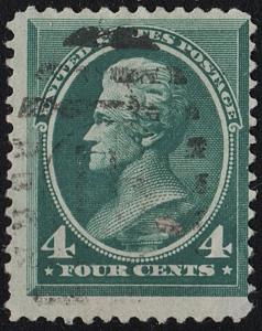 SC#211 4¢ Andrew Jackson (1883) Used