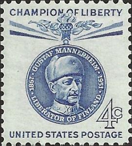 # 1165 MINT NEVER HINGED BARON GUSTAF MANNERHEIM